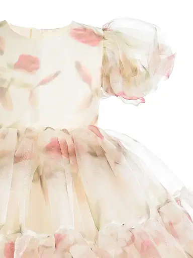 Tulleen Little Girl's & Girl's Elanora Dress - Cream | Thumbnail 4 Tulleen Little Girl's & Girl's Elanora Dress - Cream | Thumbnail 4