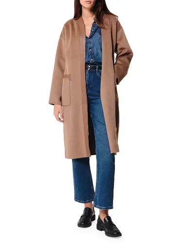 Zapa Women's Mac Wool-Blend Coat | Thumbnail 2 Zapa Women's Mac Wool-Blend Coat | Thumbnail 2