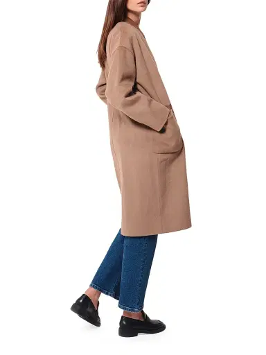Zapa Women's Mac Wool-Blend Coat | Thumbnail 4 Zapa Women's Mac Wool-Blend Coat | Thumbnail 4