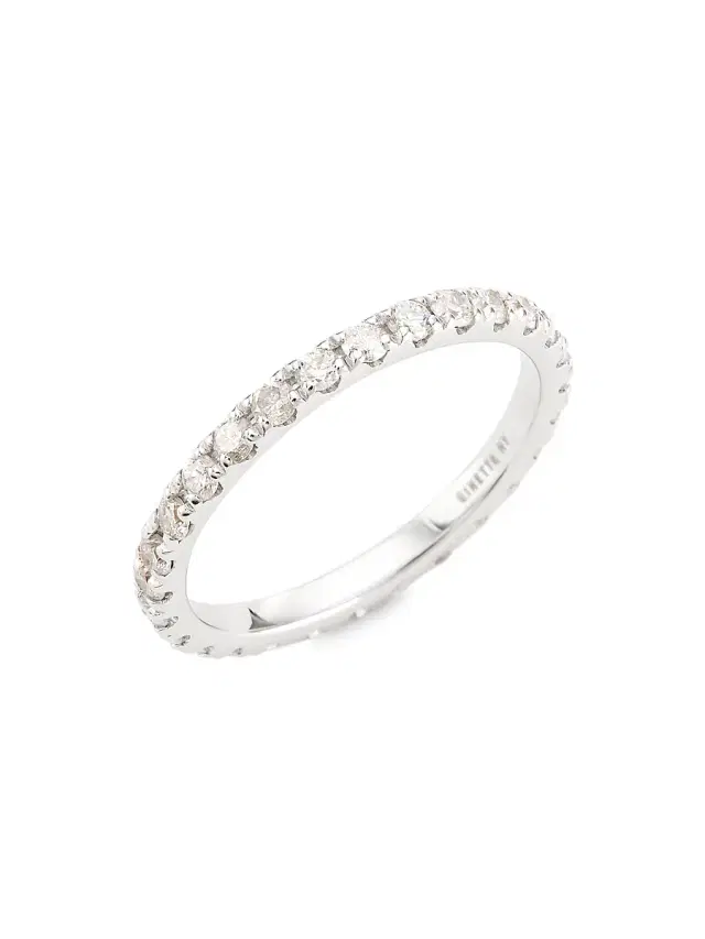 Women's Be Mine 18K White Gold & Diamond Large Eternity Band