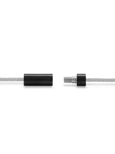 Le Gramme Men's 5G Brushed Ceramic Cable Bracelet - Brushed Black | Thumbnail 2 Le Gramme Men's 5G Brushed Ceramic Cable Bracelet - Brushed Black | Thumbnail 2