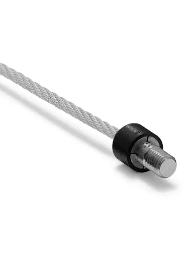Le Gramme Men's 5G Brushed Ceramic Cable Bracelet - Brushed Black | Thumbnail 3 Le Gramme Men's 5G Brushed Ceramic Cable Bracelet - Brushed Black | Thumbnail 3