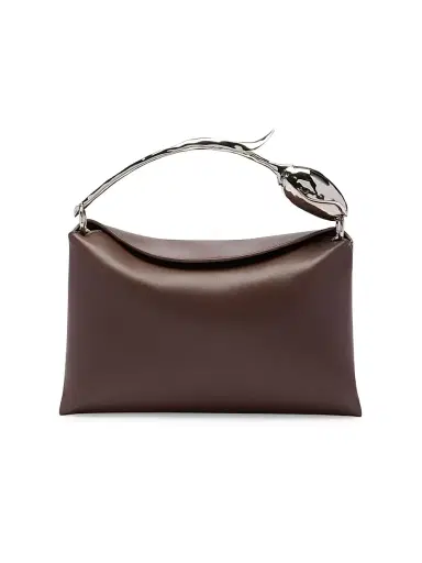 Erdem Women's Bloom Leather Top Handle Bag - Chestnut | Thumbnail 1