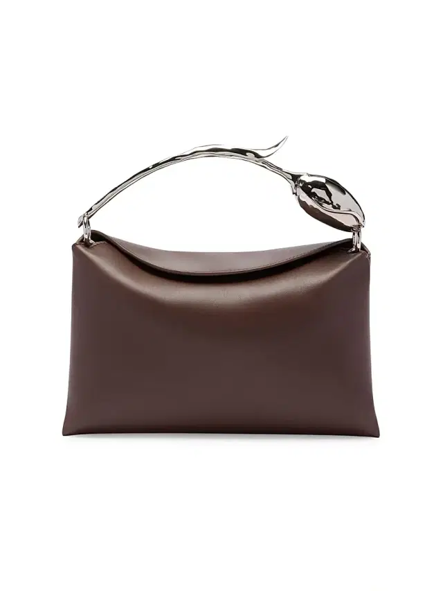 Erdem Women's Bloom  Leather Top Handle Bag - Chestnut