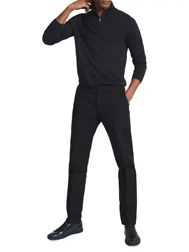 Reiss Men's Blackhall Wool Half-Zip Pullover | Thumbnail 2 Reiss Men's Blackhall Wool Half-Zip Pullover | Thumbnail 2