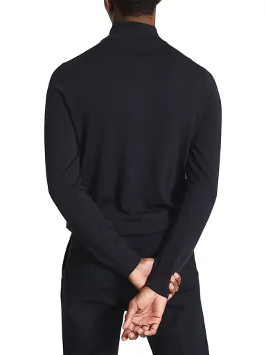 Reiss Men's Blackhall Wool Half-Zip Pullover | Thumbnail 4 Reiss Men's Blackhall Wool Half-Zip Pullover | Thumbnail 4