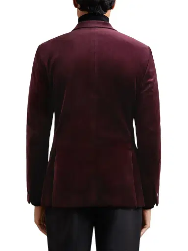 Reiss Men's Apsara Velvet Blazer | Thumbnail 4