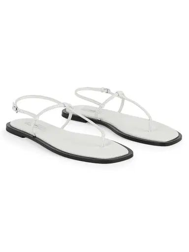 TOTEME Women's Purist T-Strap Nappa Leather Sandals | Thumbnail 2 TOTEME Women's Purist T-Strap Nappa Leather Sandals | Thumbnail 2