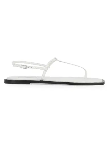 TOTEME Women's Purist T-Strap Nappa Leather Sandals | Thumbnail 1 TOTEME Women's Purist T-Strap Nappa Leather Sandals | Thumbnail 1