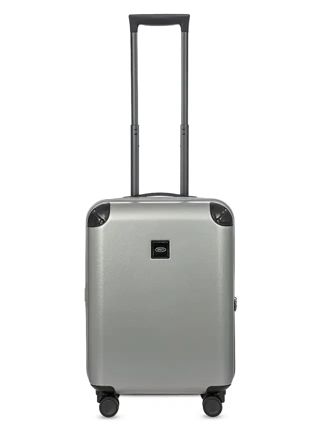 Bric's Men's Amalfi 21" Carry-On Spinner Suitcase - Silver Black