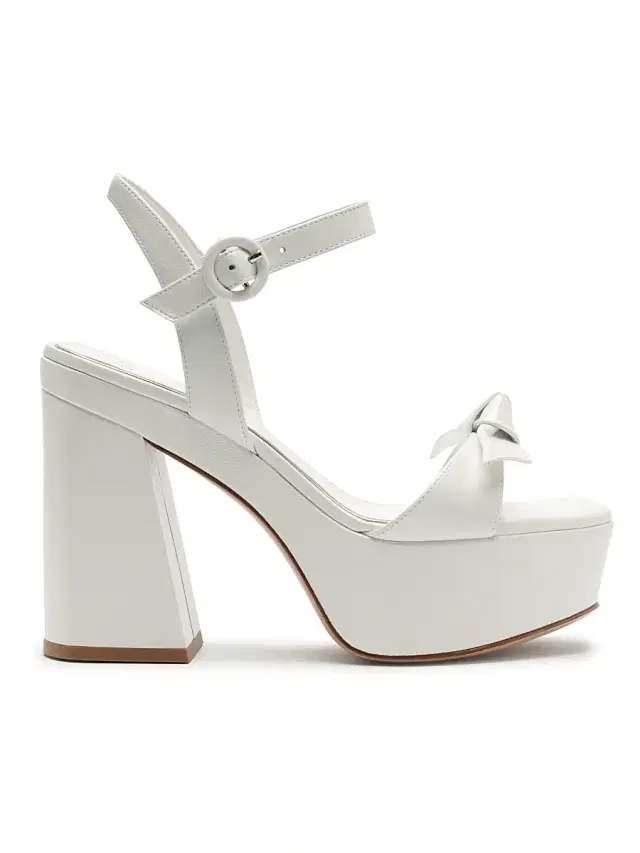 Alexandre Birman Women's Clarita Flare 120MM Platform Sandals - Pearl White