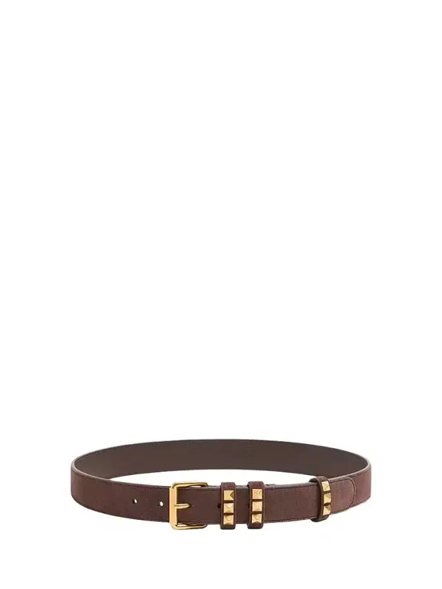 Valentino Garavani Women's Flaneuse Belt in Suede 30MM - Brown
