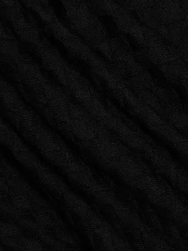 Giorgio Armani Men's Textured Knit Cashmere-Silk Crewneck Sweater - Black - Size 44 | Thumbnail 7