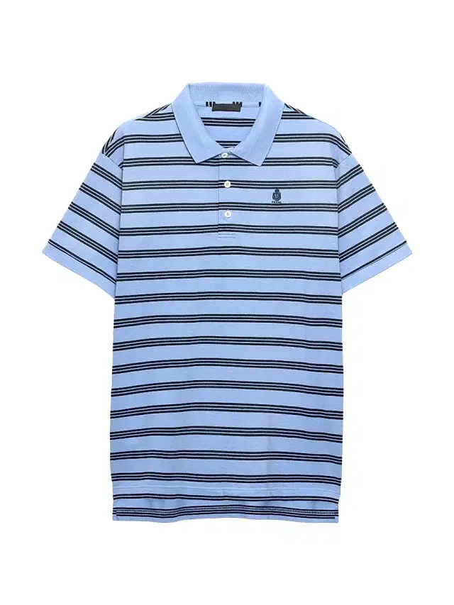 Prada Men's Garment-Dyed Cotton Polo Shirt - Blue