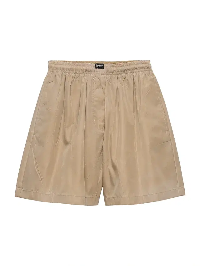 Prada Women's Washed Nylon Shorts - Brown