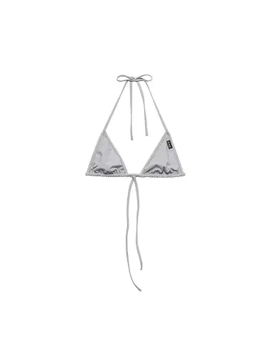 Prada Women's Jersey Bikini Top - Grey - Size XL | Thumbnail 1 Prada Women's Jersey Bikini Top - Grey - Size XL | Thumbnail 1