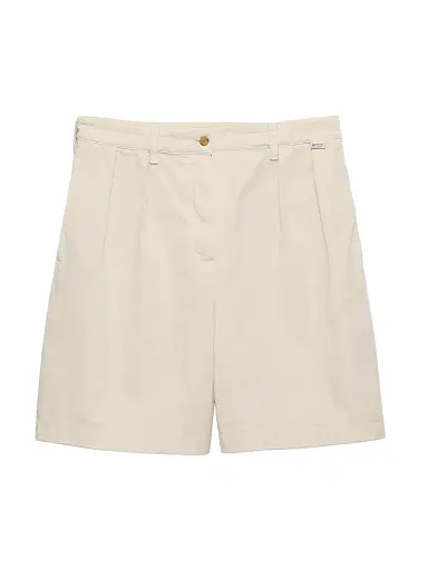 Prada Women's Old Gabardine Bermudas - Khaki - Size 4 | Thumbnail 1 Prada Women's Old Gabardine Bermudas - Khaki - Size 4 | Thumbnail 1