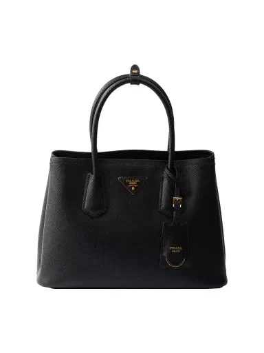 Prada Women's Double Saffiano Leather Top Handle Bag | Thumbnail 1 Prada Women's Double Saffiano Leather Top Handle Bag | Thumbnail 1