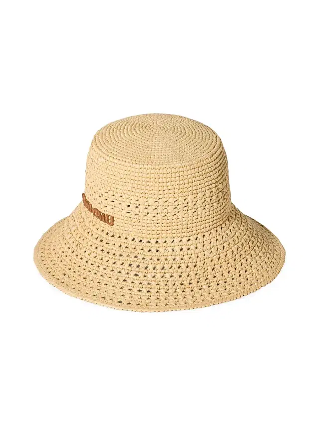 Women's Raffia Hat - Beige