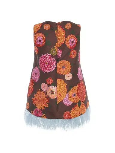 La DoubleJ Women's La Scala Top with Feathers | Thumbnail 2