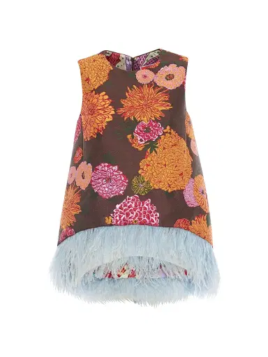 La DoubleJ Women's La Scala Top with Feathers | Thumbnail 1