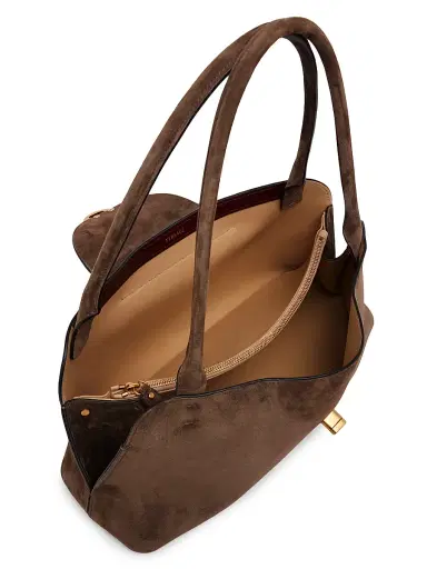 Versace Women's Medium Suede Shoulder Bag | Thumbnail 3 Versace Women's Medium Suede Shoulder Bag | Thumbnail 3