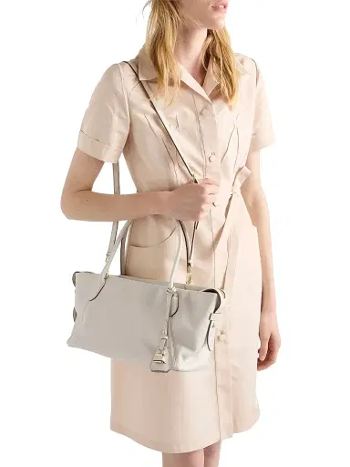 Prada Women's Leather Top Handle Bag | Thumbnail 2 Prada Women's Leather Top Handle Bag | Thumbnail 2
