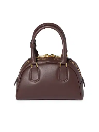 Miu Miu Women's Arcadie Leather Top Handle Bag - Brown | Thumbnail 5 Miu Miu Women's Arcadie Leather Top Handle Bag - Brown | Thumbnail 5
