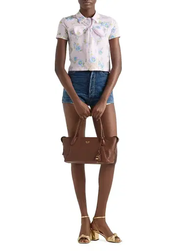 Prada Women's Leather Top Handle Bag | Thumbnail 1