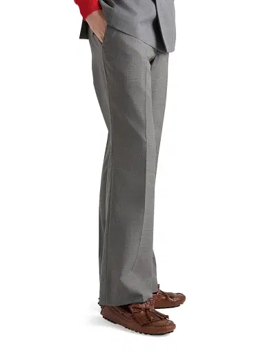 Prada Men's Wool Pants - Grey | Thumbnail 3