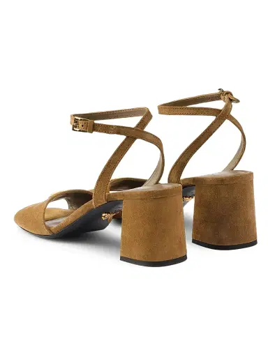 Prada Women's Suede Sandals - Light Brown - Size 11 | Thumbnail 3 Prada Women's Suede Sandals - Light Brown - Size 11 | Thumbnail 3