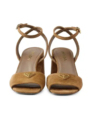 Prada Women's Suede Sandals - Light Brown - Size 11 | Thumbnail 4 Prada Women's Suede Sandals - Light Brown - Size 11 | Thumbnail 4