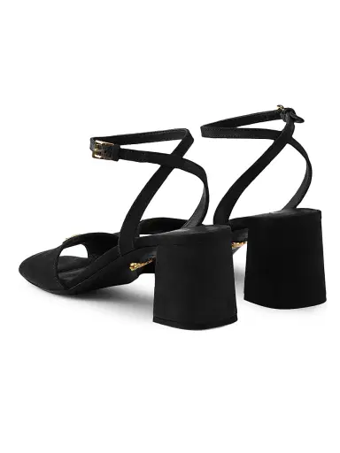 Prada Women's Suede Sandals - Black - Size 11 | Thumbnail 3 Prada Women's Suede Sandals - Black - Size 11 | Thumbnail 3