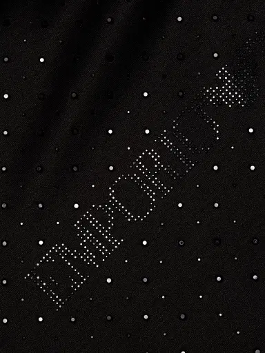 Emporio Armani Men's Clubwear Capsule Rhinestone Logo T-Shirt - Black - Size Large | Thumbnail 7 Emporio Armani Men's Clubwear Capsule Rhinestone Logo T-Shirt - Black - Size Large | Thumbnail 7
