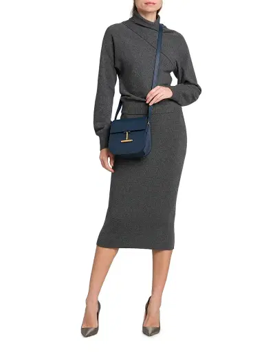 TOM FORD Women's Mini Tara Crossbody Bag - Denim Blue | Thumbnail 2 TOM FORD Women's Mini Tara Crossbody Bag - Denim Blue | Thumbnail 2