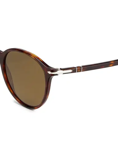 Persol Men's 56MM Round Sunglasses - Havana Brown | Thumbnail 3 Persol Men's 56MM Round Sunglasses - Havana Brown | Thumbnail 3