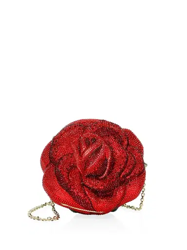 Judith Leiber Couture Women's American Beauty Rose Crystal Clutch - Champagne | Thumbnail 1 Judith Leiber Couture Women's American Beauty Rose Crystal Clutch - Champagne | Thumbnail 1