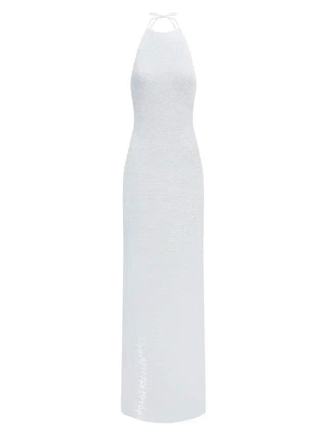 The New Arrivals Ilkyaz Ozel Women's Cindy Backless Sequin Gown - Tubereuse