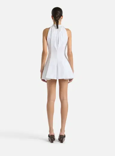 Balmain Flared cotton poplin dress | Thumbnail 4