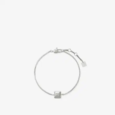 Fendi Slim bracelet with box chain link, made of sterling 925 | Thumbnail 2