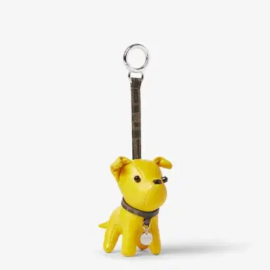 Fendi Bag charm made of yellow leather | Thumbnail 2