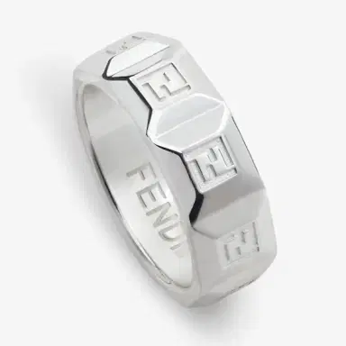 Fendi Wide-band ring made of sterling 925 for an extraordinary | Thumbnail 2