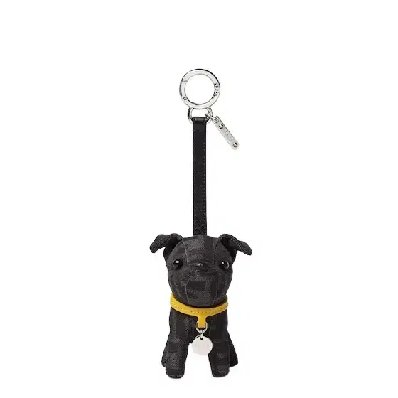 Fendi Bag charm made of black FF jacquard
