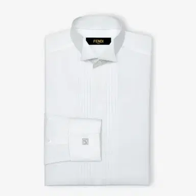 Fendi Cufflinks with FF motif made of metal with palladium finish | Thumbnail 2