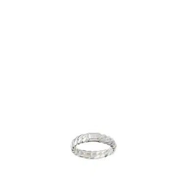 Fendi Chain link ring made of sterling 925 for an extraordinary | Thumbnail 1