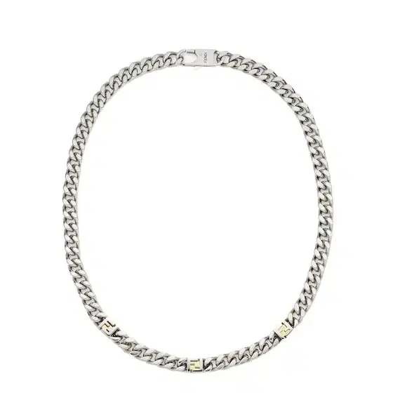Fendi Ff Cube Necklace