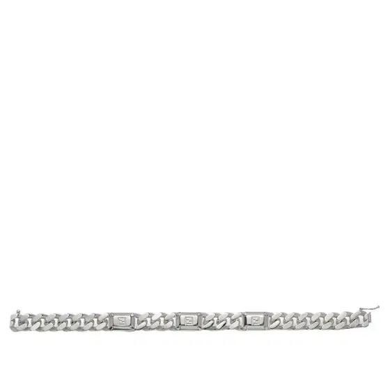 Bracelet with chain link, made of sterling 925 for