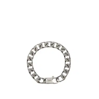 Fendi Bracelet with chain links decorated with engraved FF details | Thumbnail 1