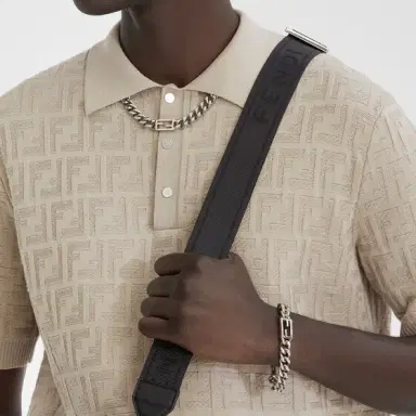 Fendi Chain link necklace fastened with small clip | Thumbnail 3