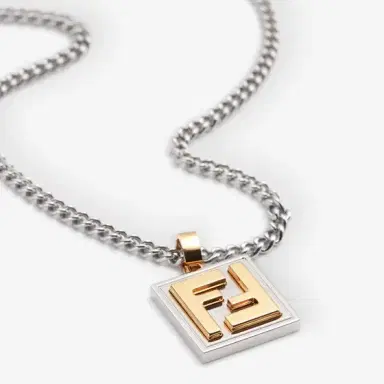 Fendi Necklace with fine chain, fastened with small clip | Thumbnail 2 Fendi Necklace with fine chain, fastened with small clip | Thumbnail 2